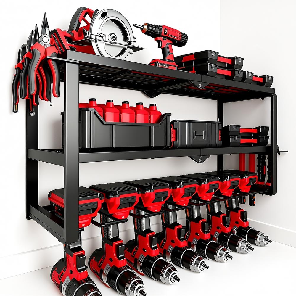 Tools In Metal Workshop - 150Lbs 3 Layer Metal Tool Storage