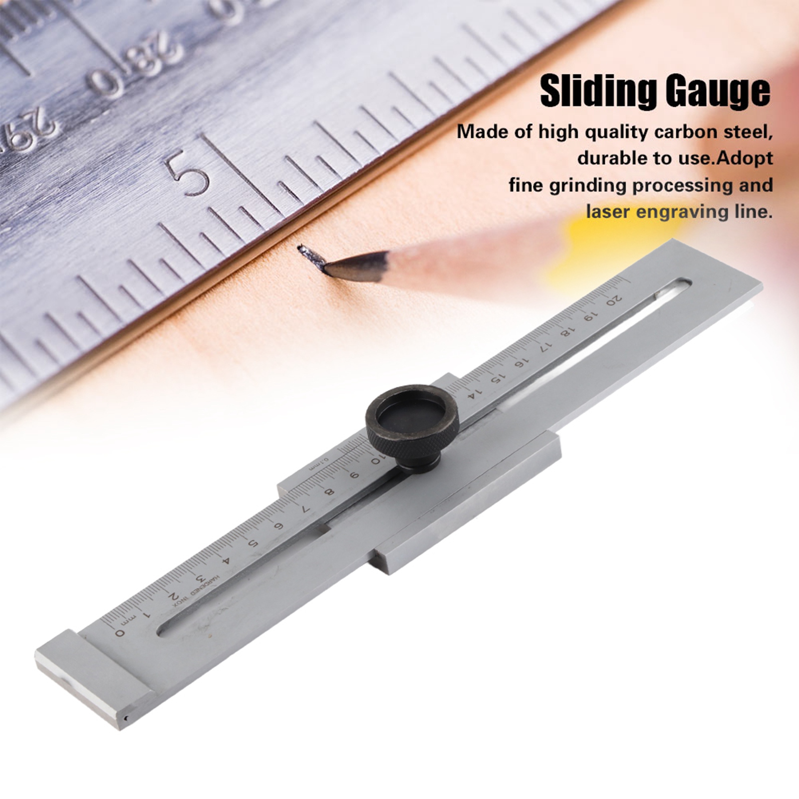 Marking Tools In Workshop - Woodworking Tool Metal Square Ruler Workshop