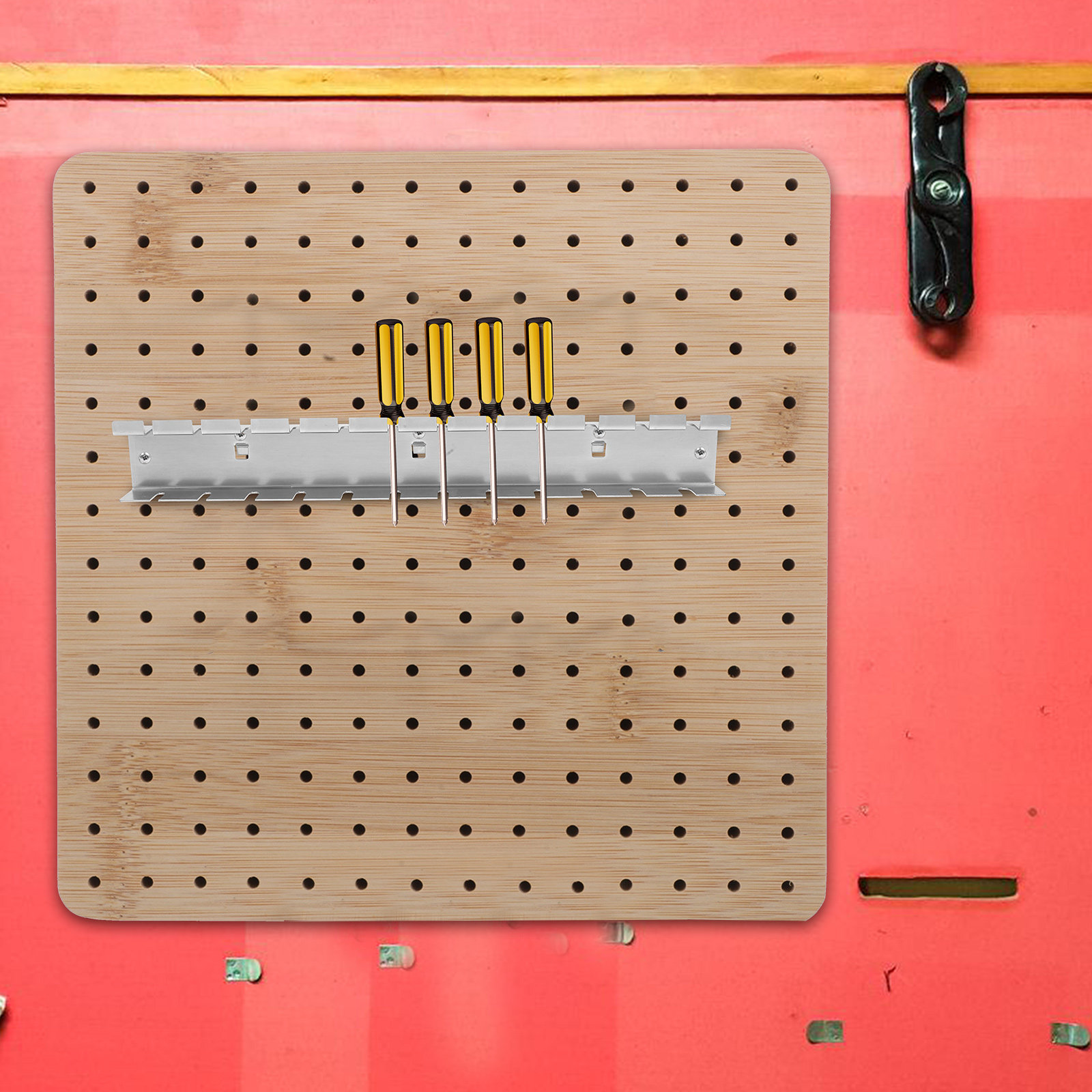 Workshop Tools Holder - Pegboard Screwdriver Holder Heavy Duty Steel