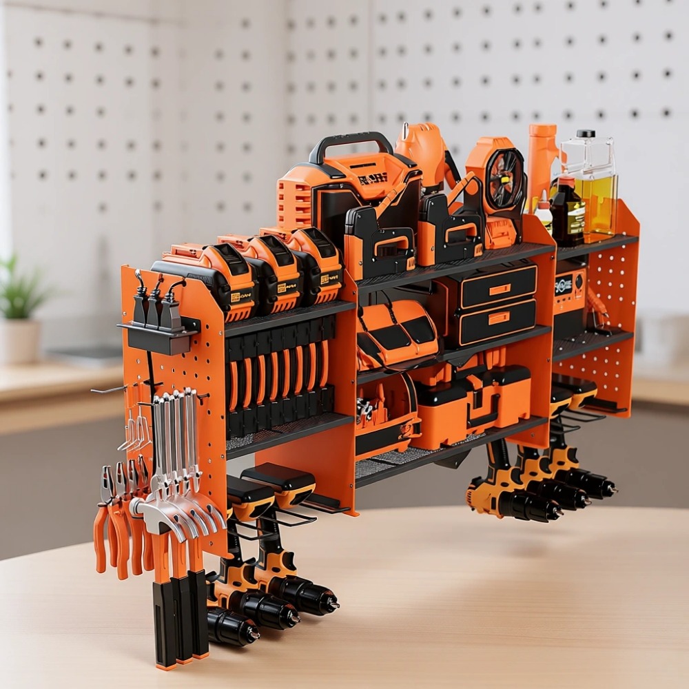 Workshop Tools Holder - Large Wall Mount Tool Organizer with
