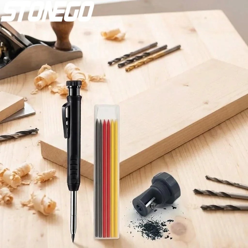 Workshop Tools Engineering - Professional Woodworking Pencil Kit with Long