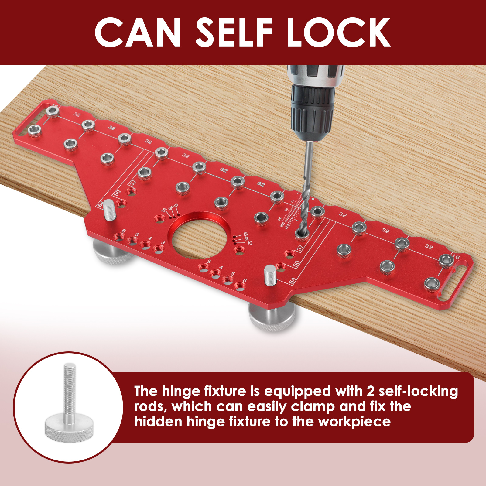 2 In 1 Shelf Pin Jig and Cabin - Dowel Jig Kit ulasan dan harga