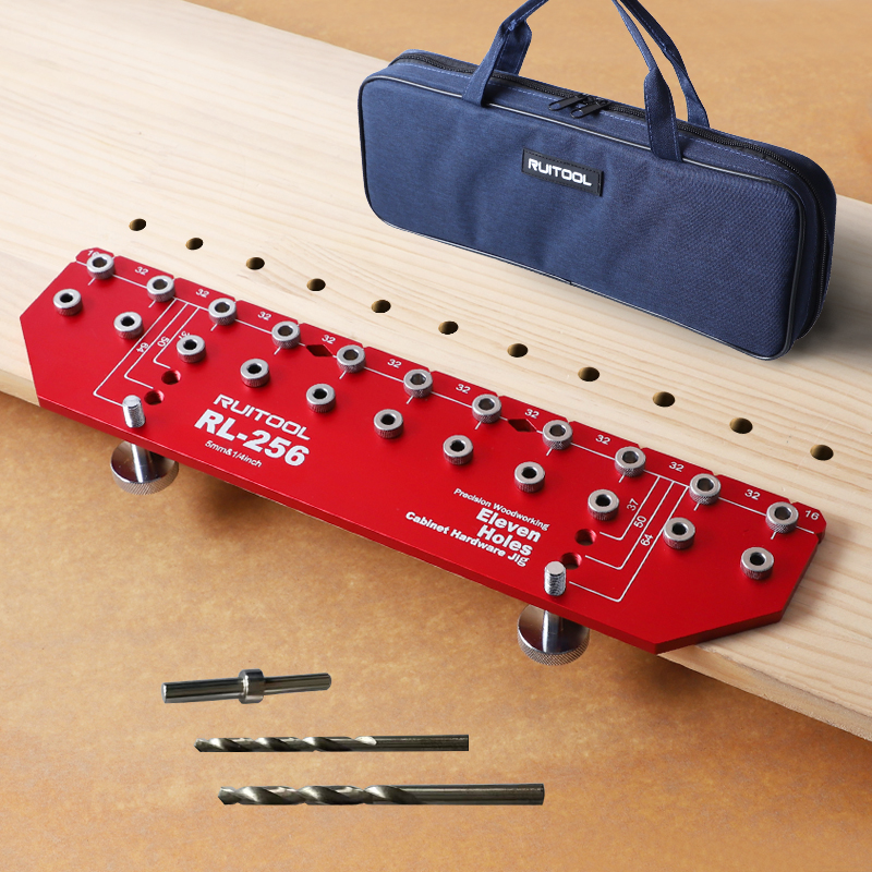 Shelf Pin Jig Set Aluminium Al - Dowel Jig Kit ulasan dan harga