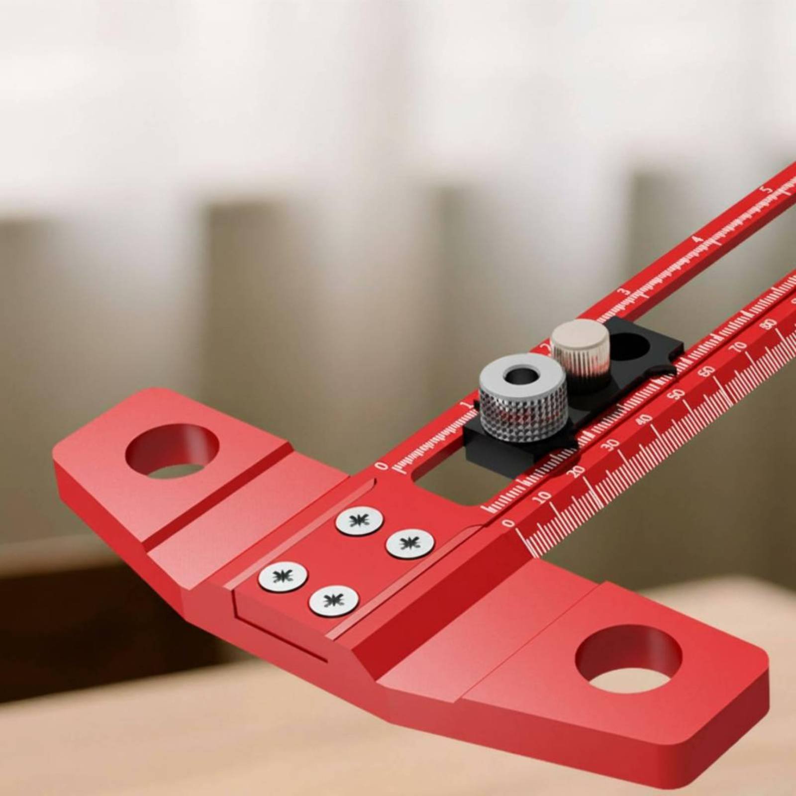 T-Square Ruler Drill Hole Guid - Marking Tools In Workshop ulasan dan harga