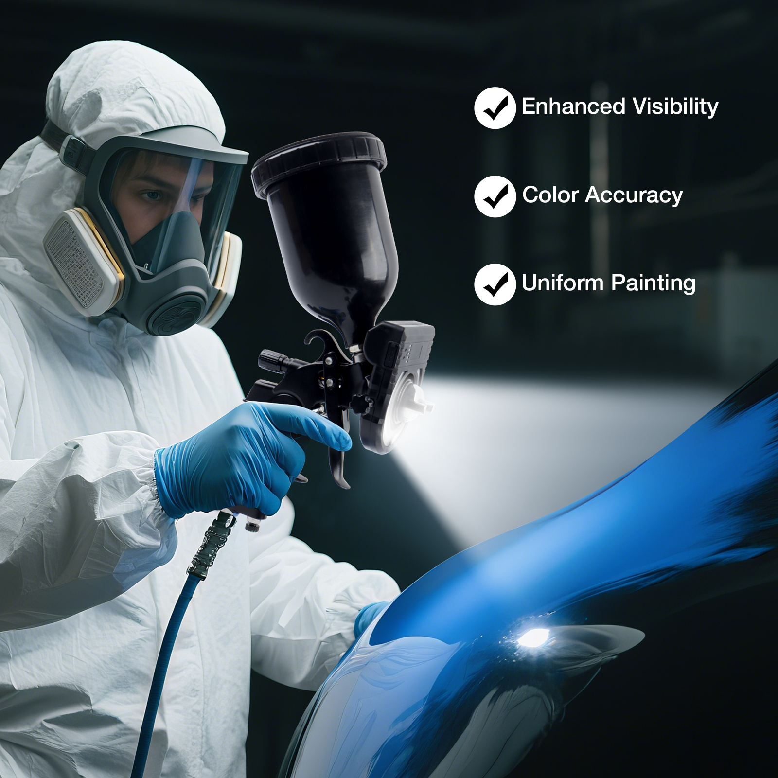 Upgrade Car Spray Gun Lighting - Workshop Tools Hours ulasan dan harga