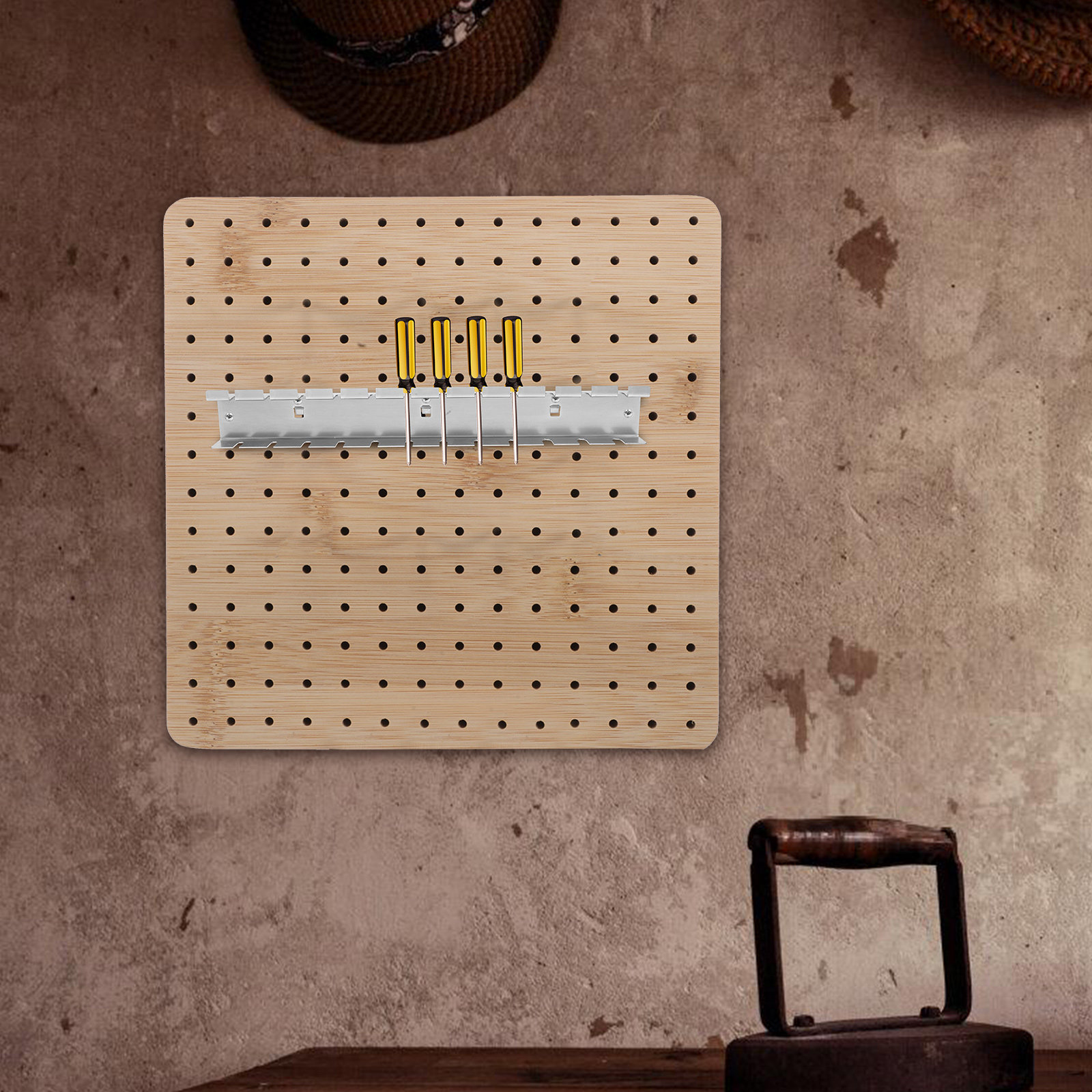 Pegboard Screwdriver Holder He - Workshop Tools Holder ulasan dan harga