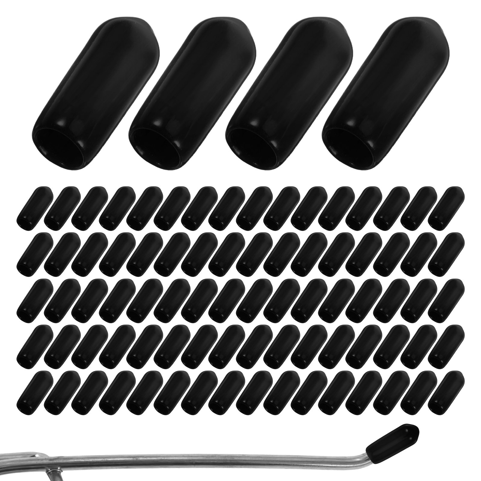 250Pcs Black PVC Pegboard Hook - Workshop Tools And Safety ulasan dan harga