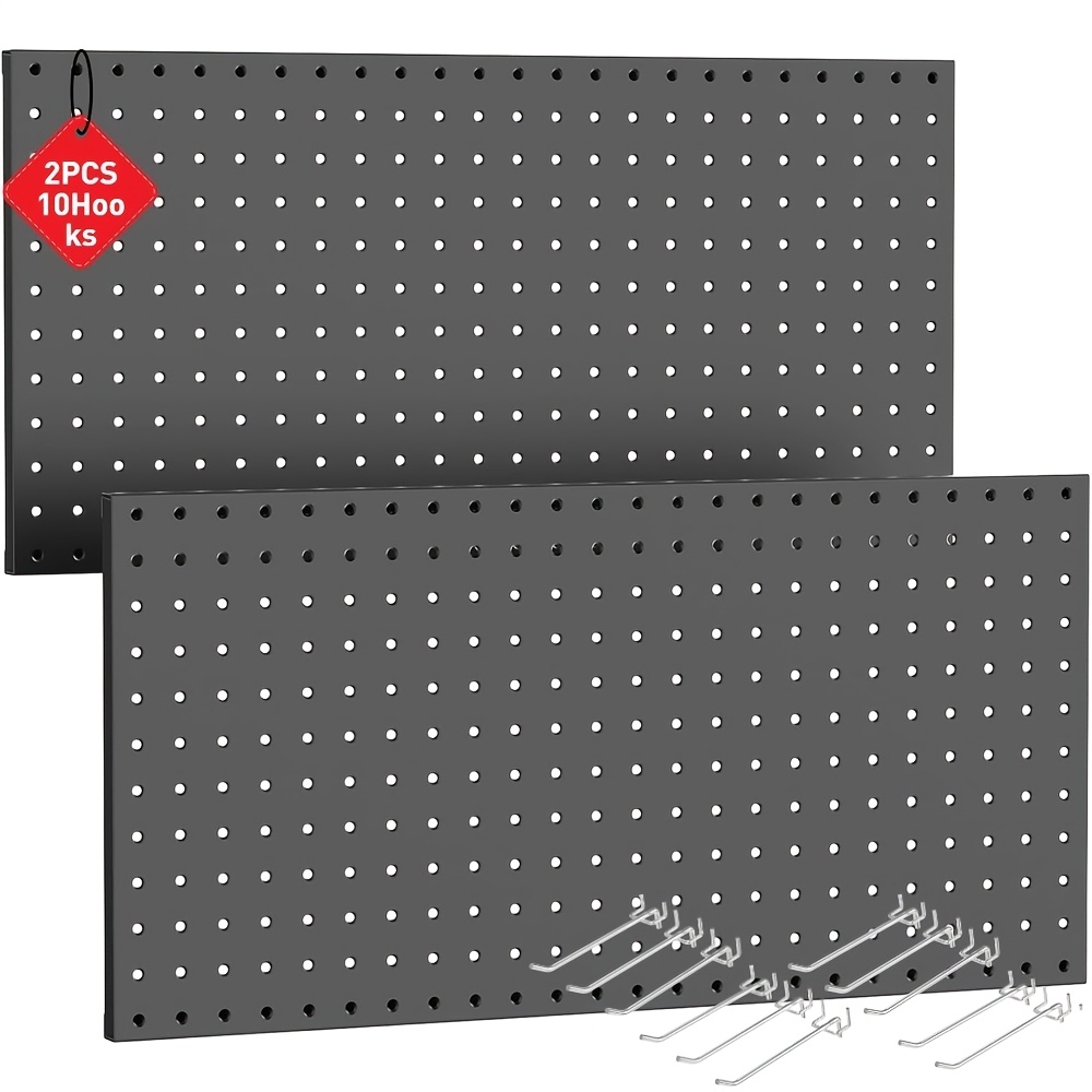 2/4 Pack Metal Pegboard Wall P - Tools In Metal Workshop ulasan dan harga