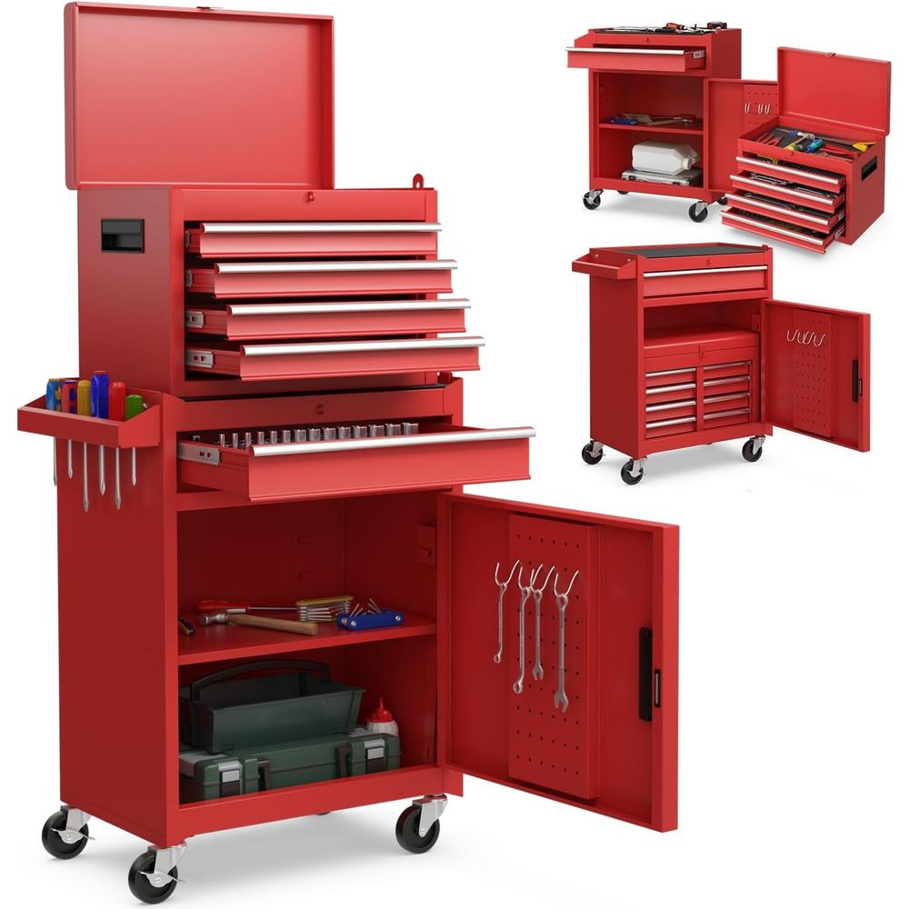 5-Drawer Rolling Tool Chest wi - Tools In Metal Workshop ulasan dan harga