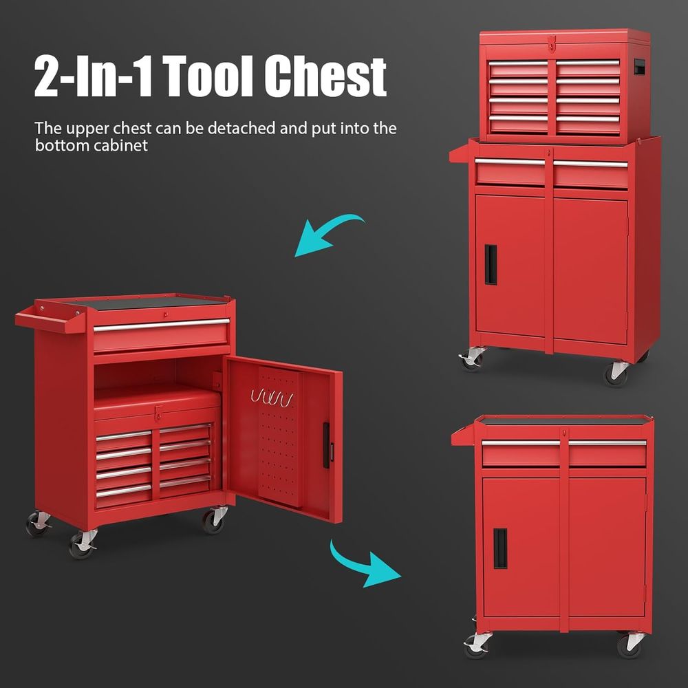 5-Drawer Rolling Tool Chest wi - Tools In Metal Workshop ulasan dan harga