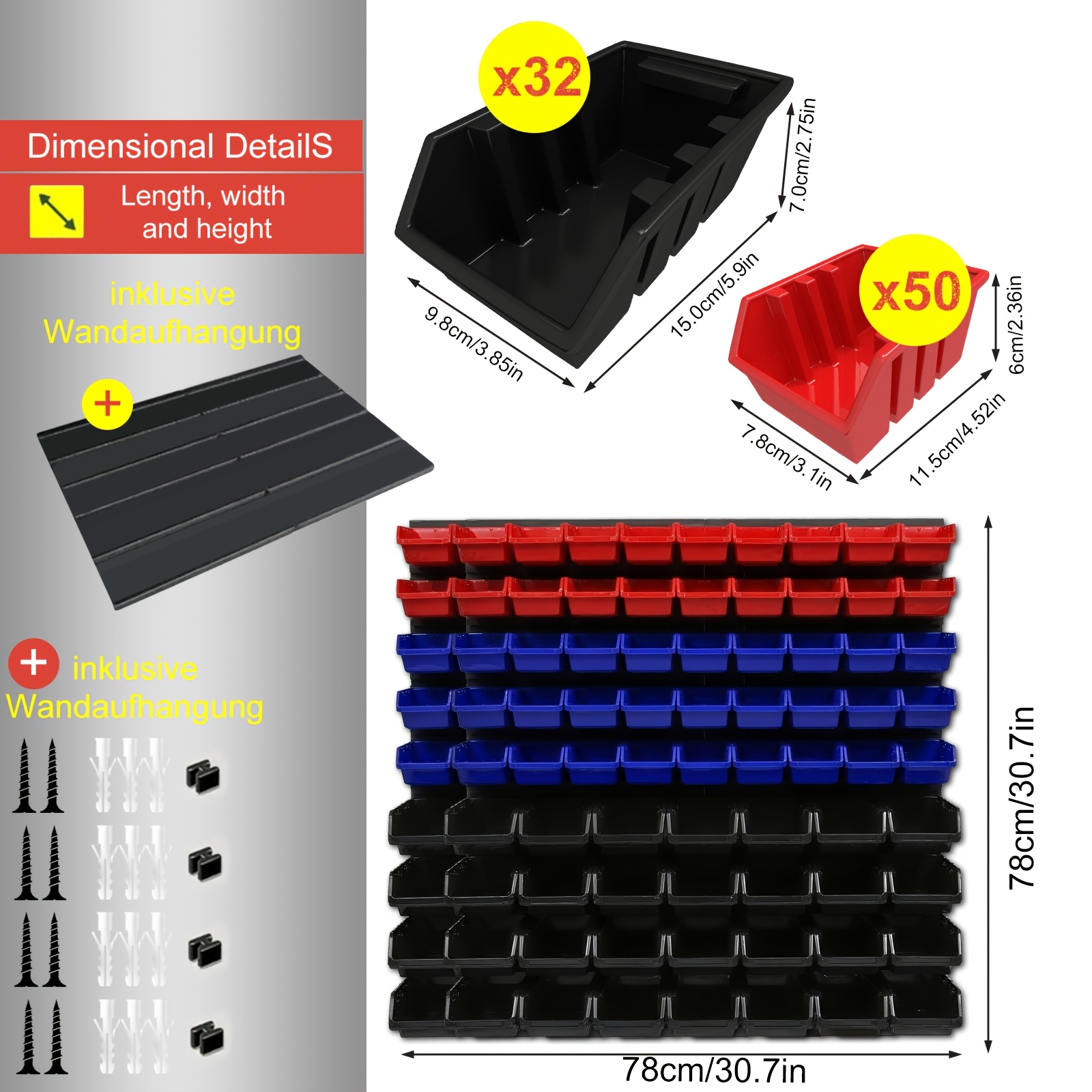 Wall-Mounted Tool Organizer Sy - Workshop Tools Holder ulasan dan harga