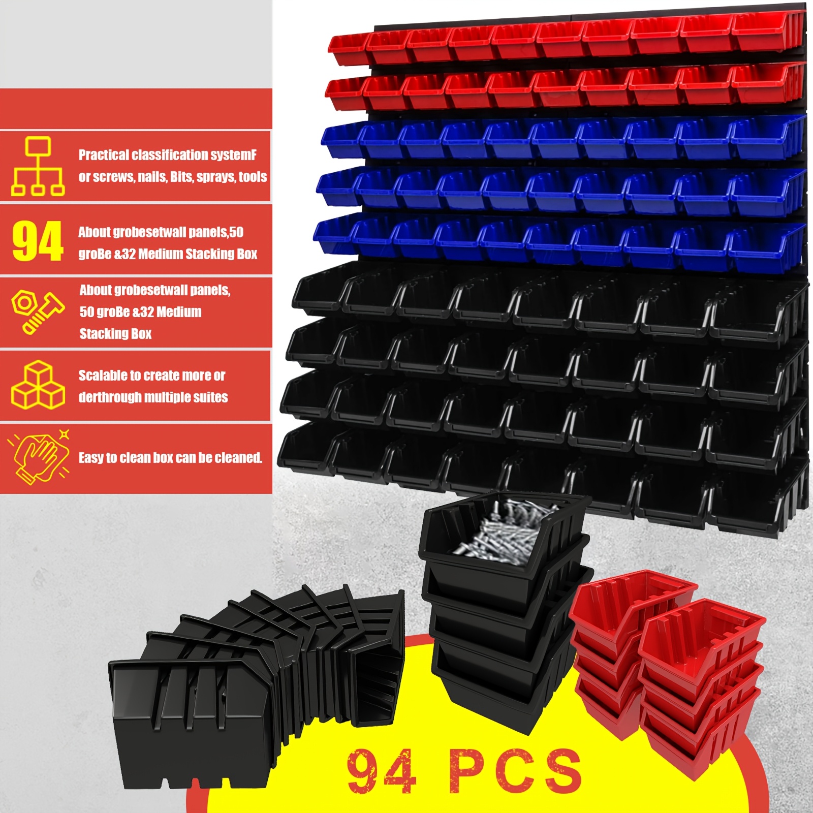 Wall-Mounted Tool Organizer Sy - Workshop Tools Holder ulasan dan harga