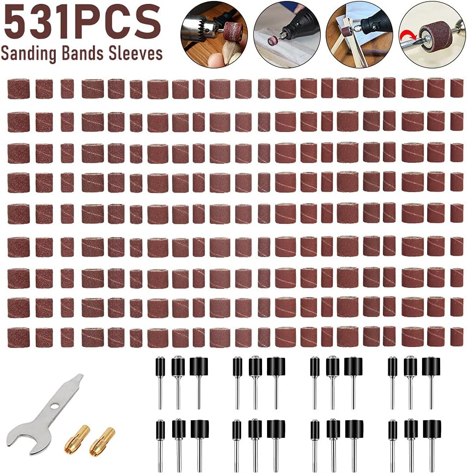 531pc Drum Sander Set Rotary T - Tools Work ulasan dan harga