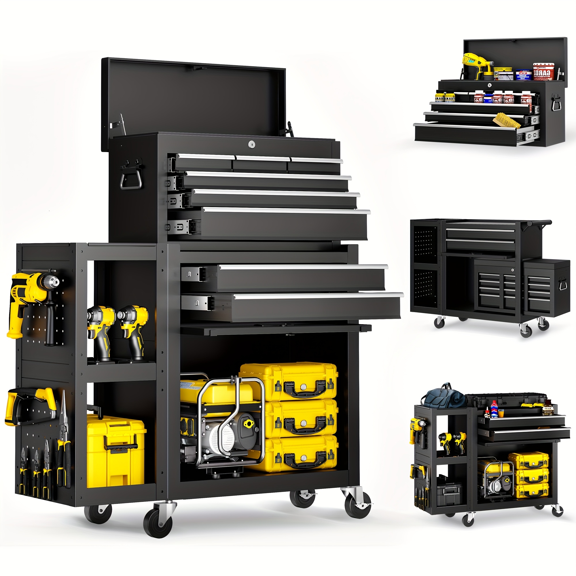 5/8-Drawer Rolling Tool Storag - Tools In Metal Workshop ulasan dan harga