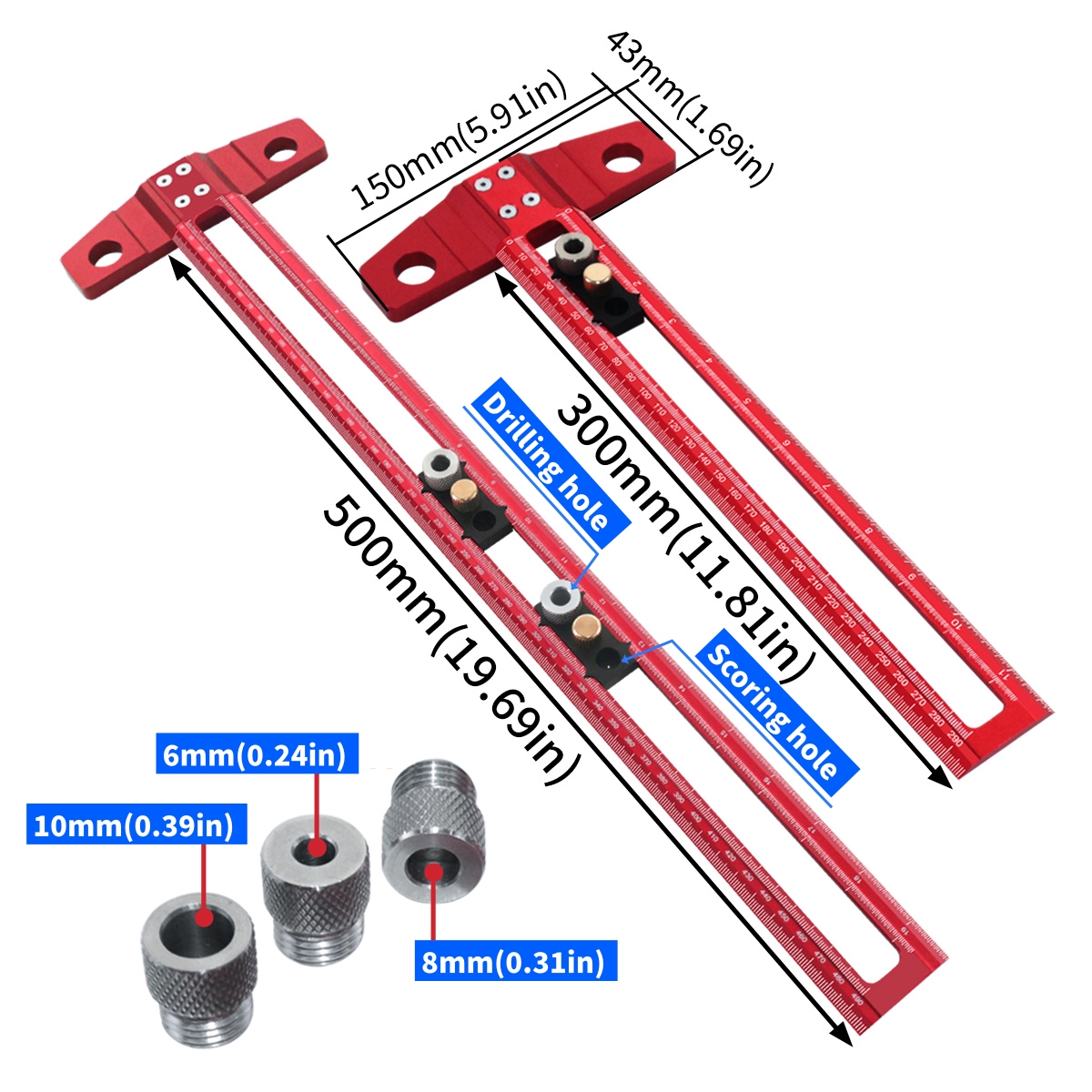 Woodworking 2 in 1 Drilling Po - Dowel Jig Kit ulasan dan harga