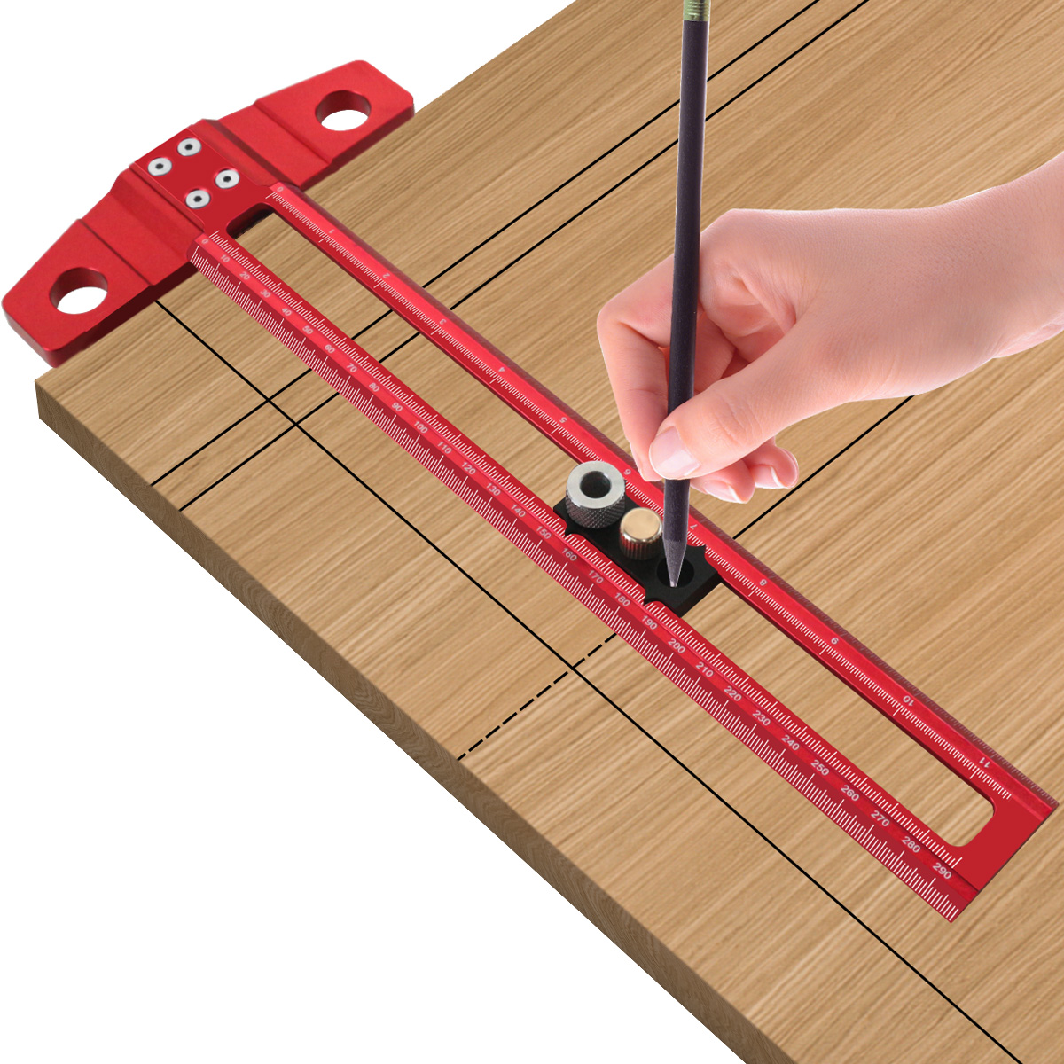 Woodworking 2 in 1 Drilling Po - Dowel Jig Kit ulasan dan harga