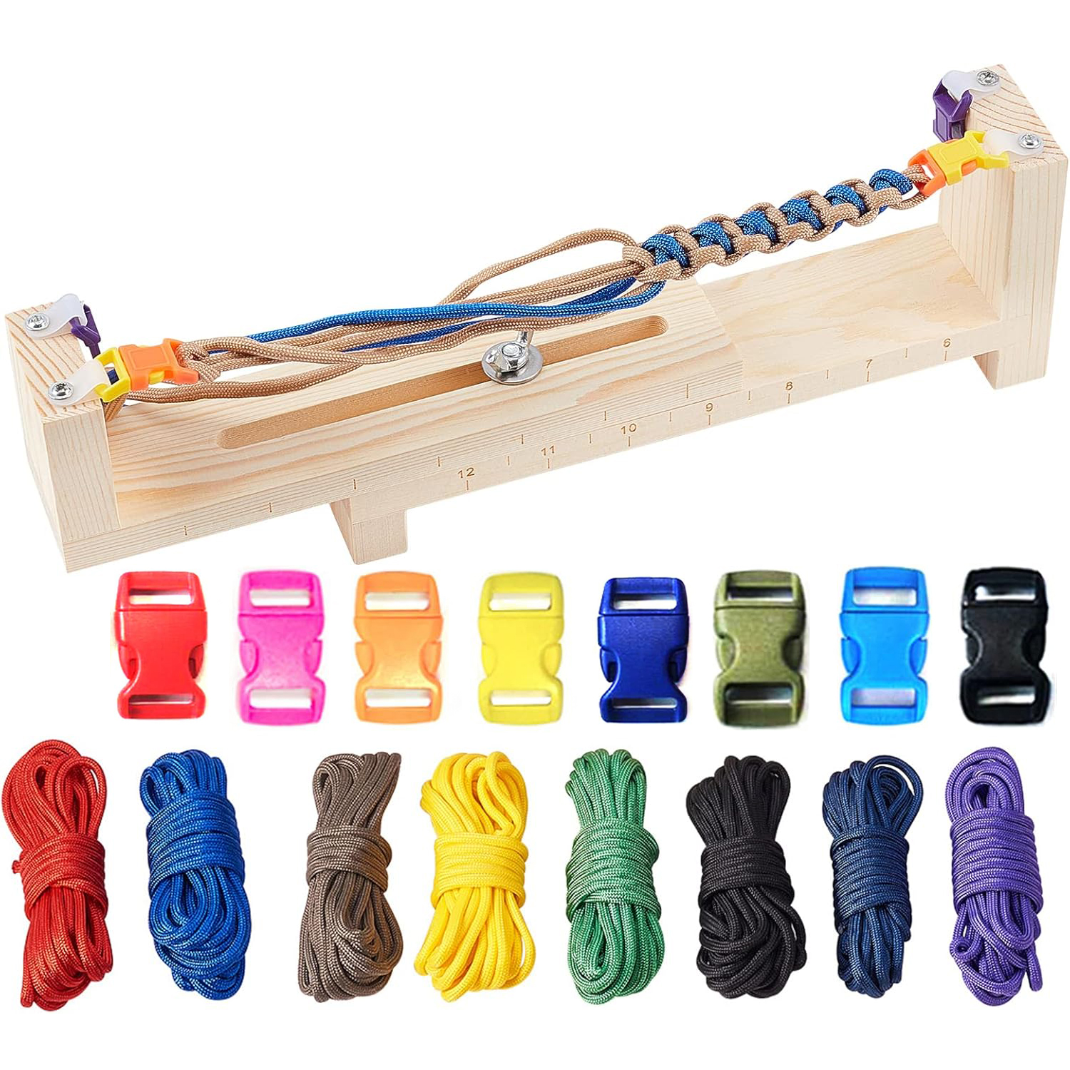 Wood Paracord Jig Bracelet Mak - Dowel Jig Kit ulasan dan harga