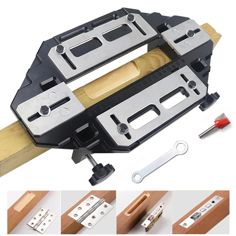 Door Hinge Jig,Woodworking Hol - Dowel Jig Kit ulasan dan harga