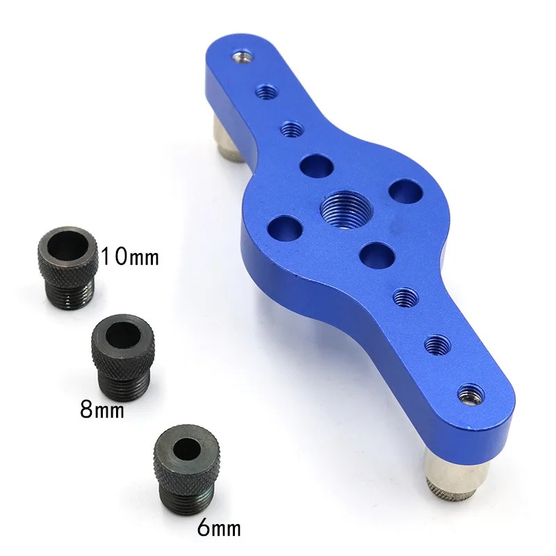 6/8/10mm Alloy Vertical Hole J - Dowel Jig Kit ulasan dan harga