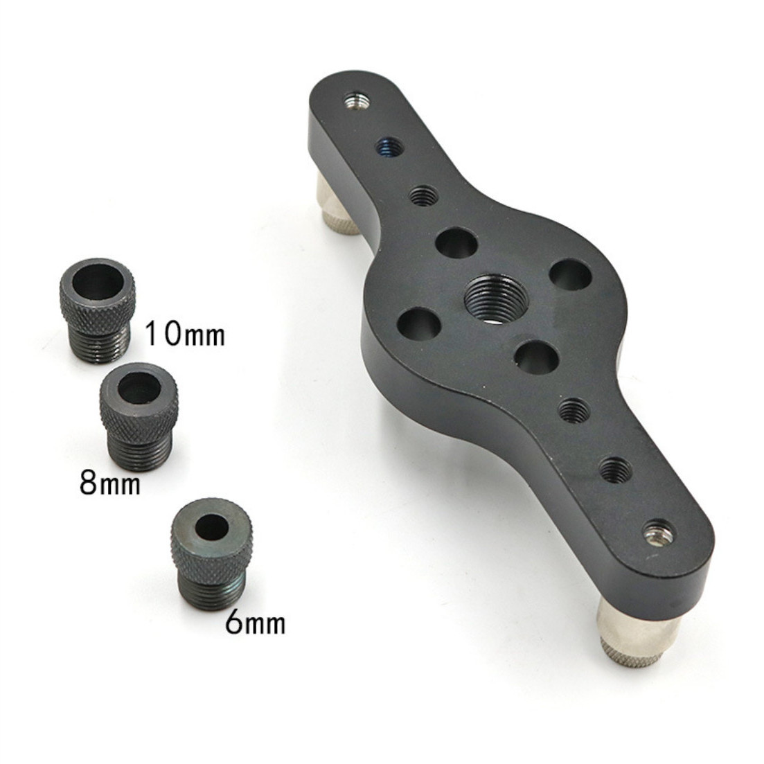 6/8/10mm Alloy Vertical Hole J - Dowel Jig Kit ulasan dan harga